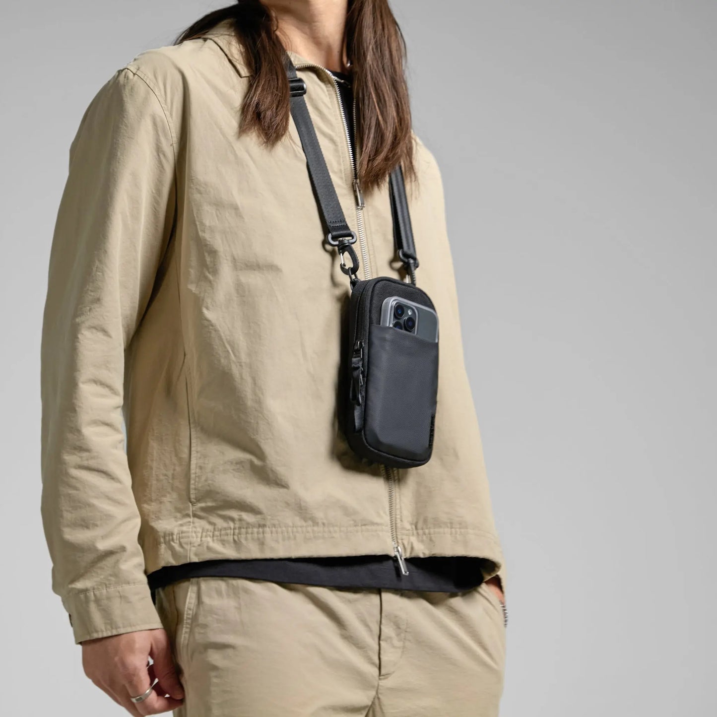 A.R.C. Small Crossbody Bag - Black -