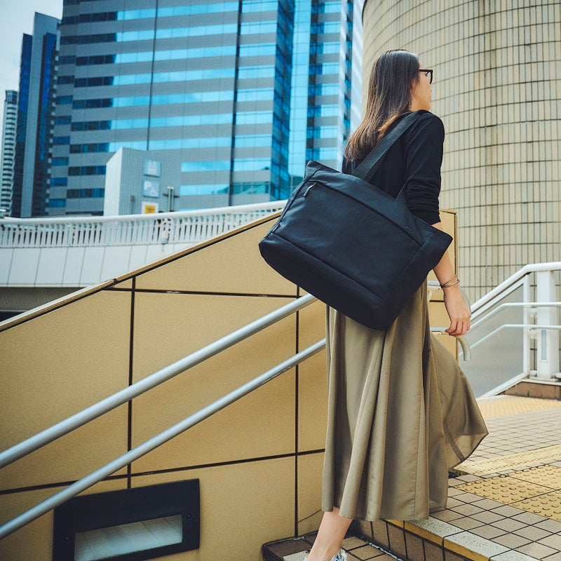City Market Tote With CORDURA Nylon / 27L -Black-