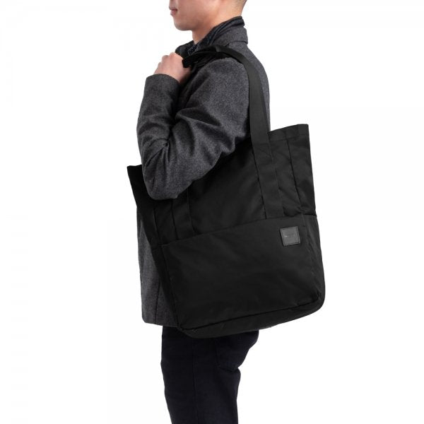 Compass Tote With Flight Nylon - Black -