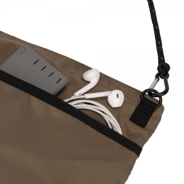 Shoulder Pouch With Flight Nylon  -Olive-（STORE LIMITED）
