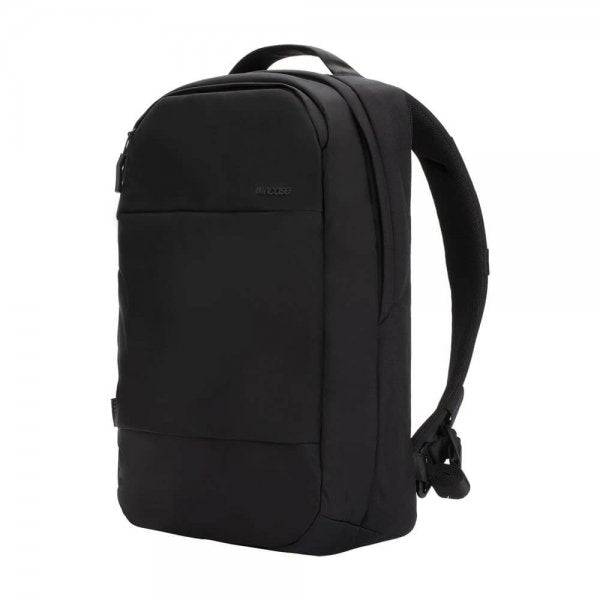 City Compact Backpack With CORDURA Nylon -Black-