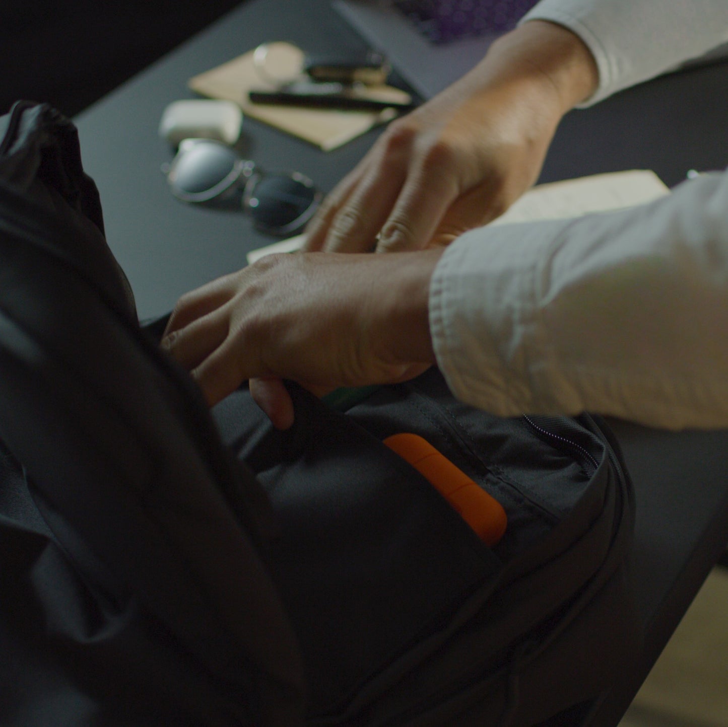 City Backpack / 24L -Black-