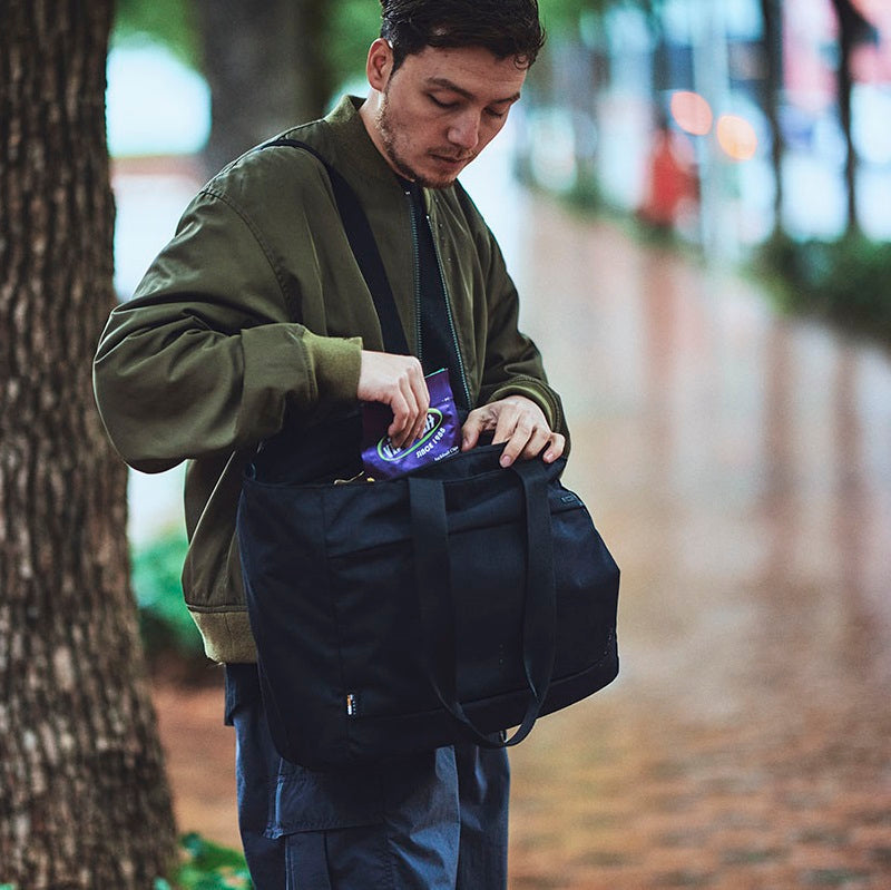 City Market Tote With CORDURA Nylon / 27L -Black-