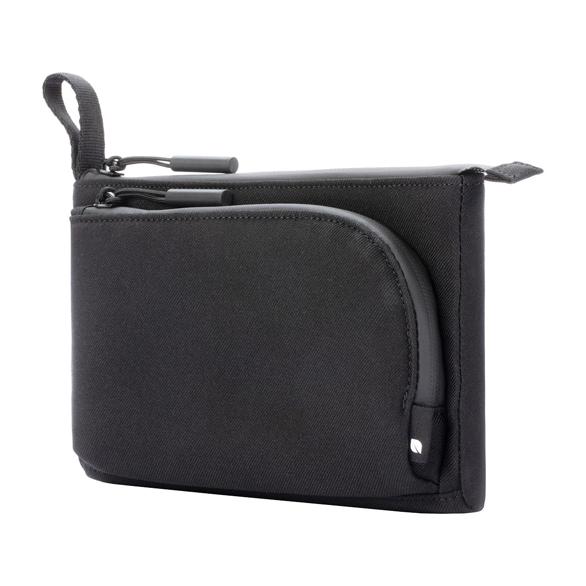 Facet Accessory Organizer in Recycled Twill -Black-