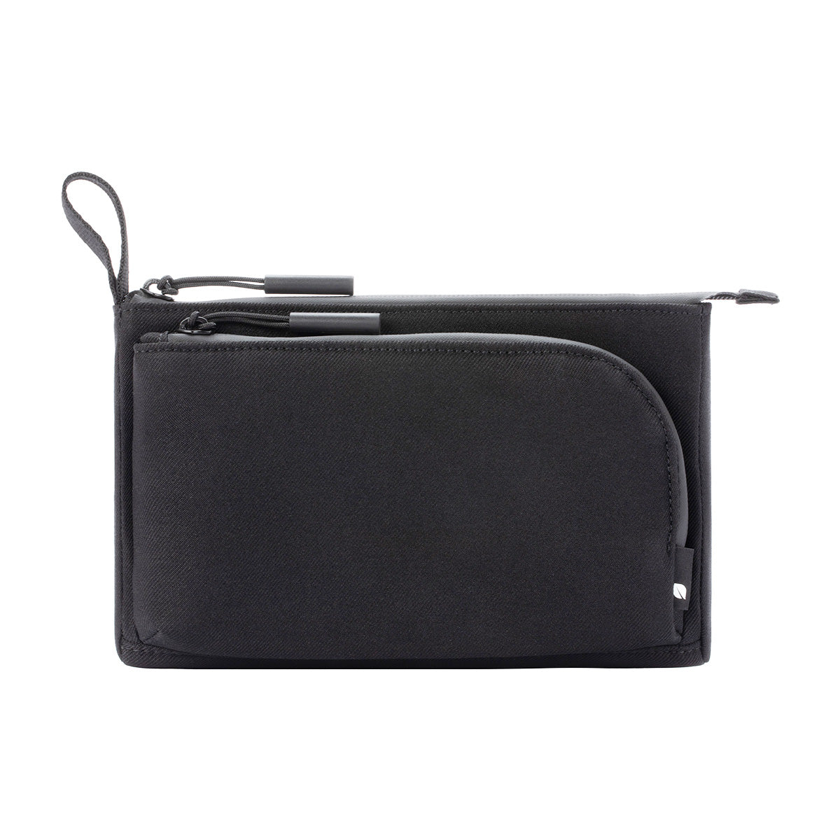 Facet Accessory Organizer in Recycled Twill -Black-