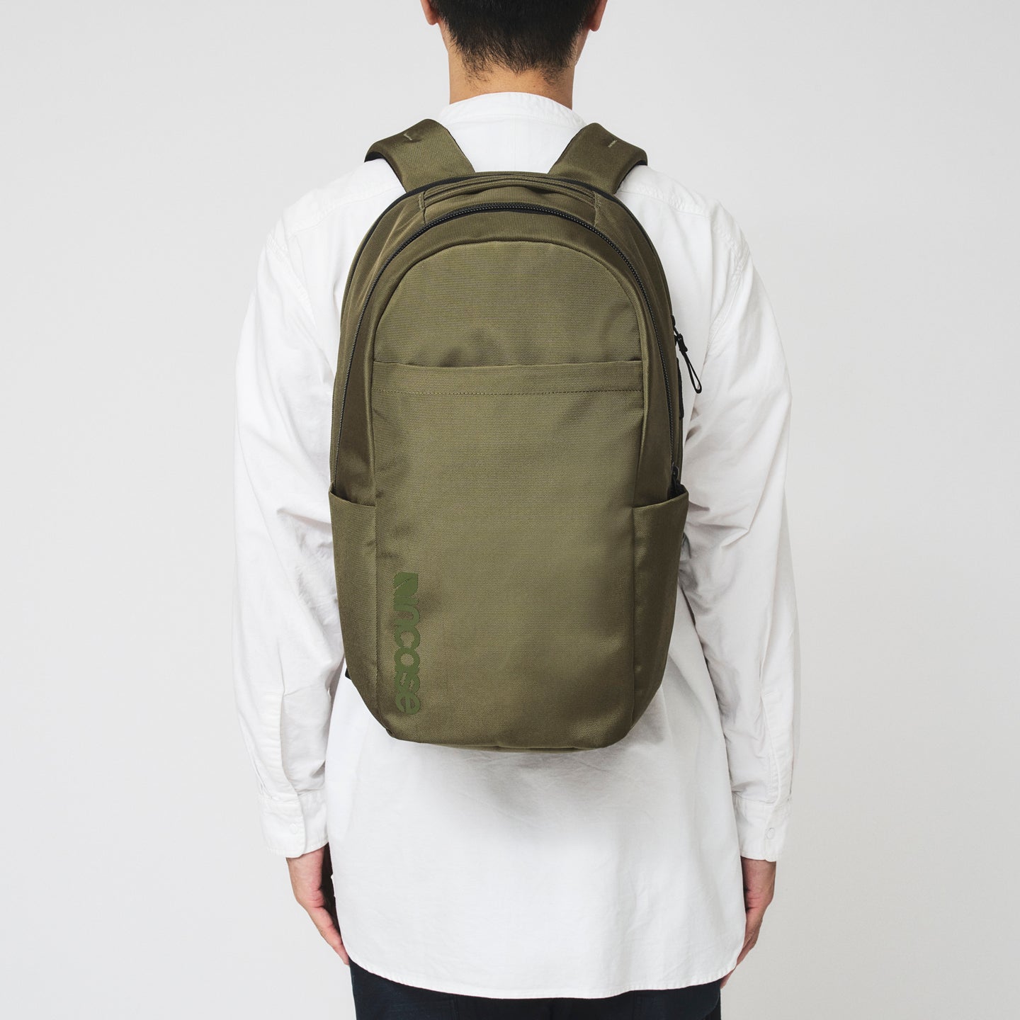 Grid Backpack 23L -Olive-