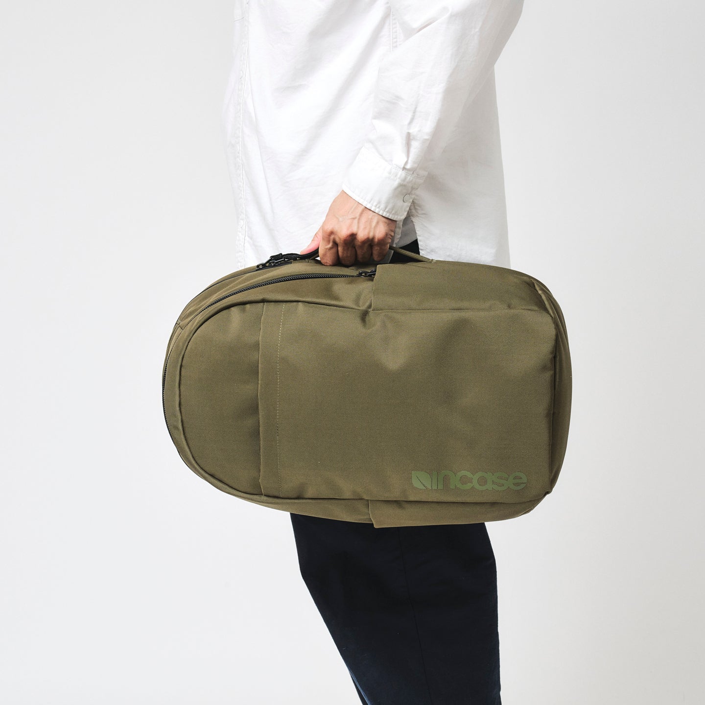 Grid Backpack 23L -Olive-