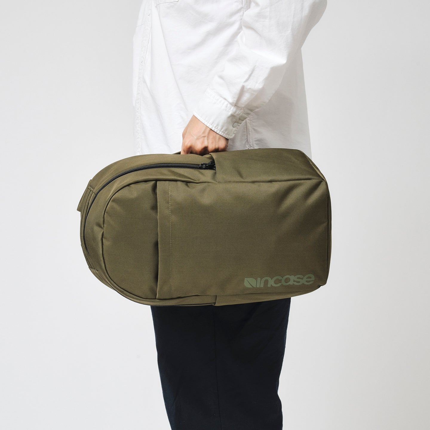 Grid Backpack 18L -Olive-