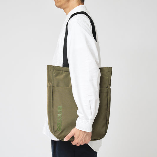 Grid 2-Way Tote Bag 15L -Olive-