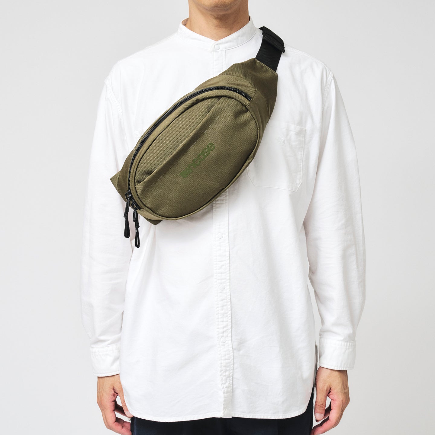 Grid Waist Bag 3.5L -Olive-