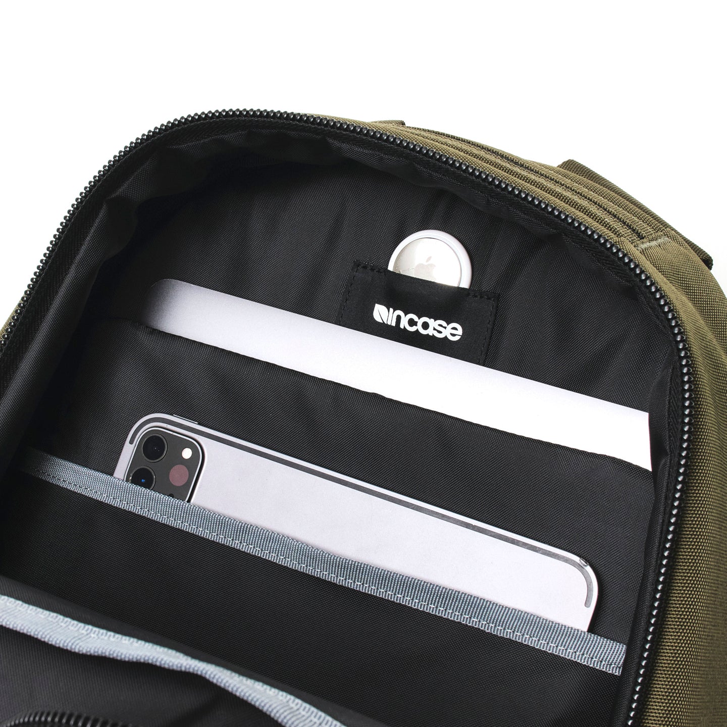 Grid Backpack 18L -Olive-