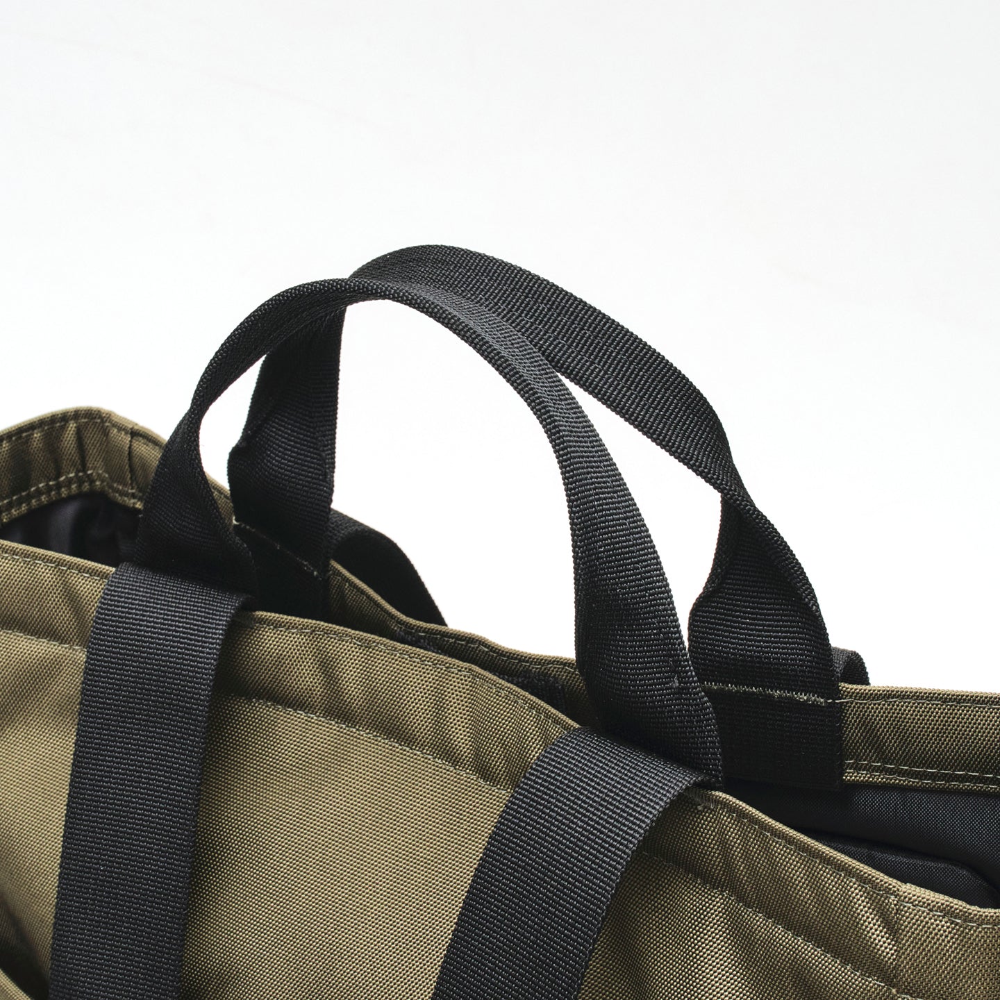 Grid 2-Way Tote Bag 15L -Olive-