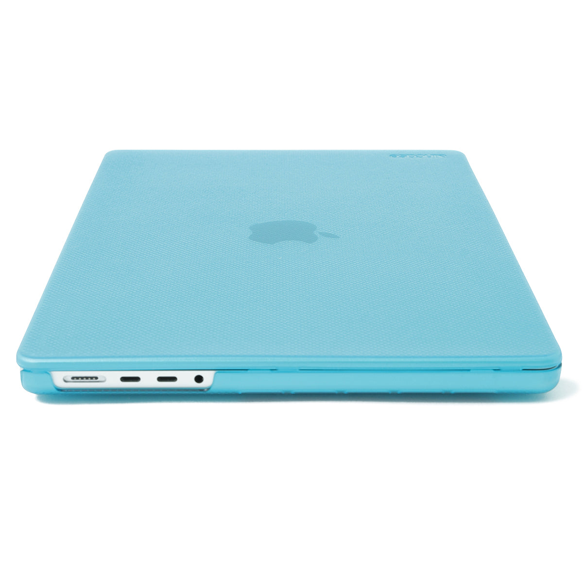 水色ハードケース ハードシェルケース ドット マックブックプロ14インチ(Hardshell Case