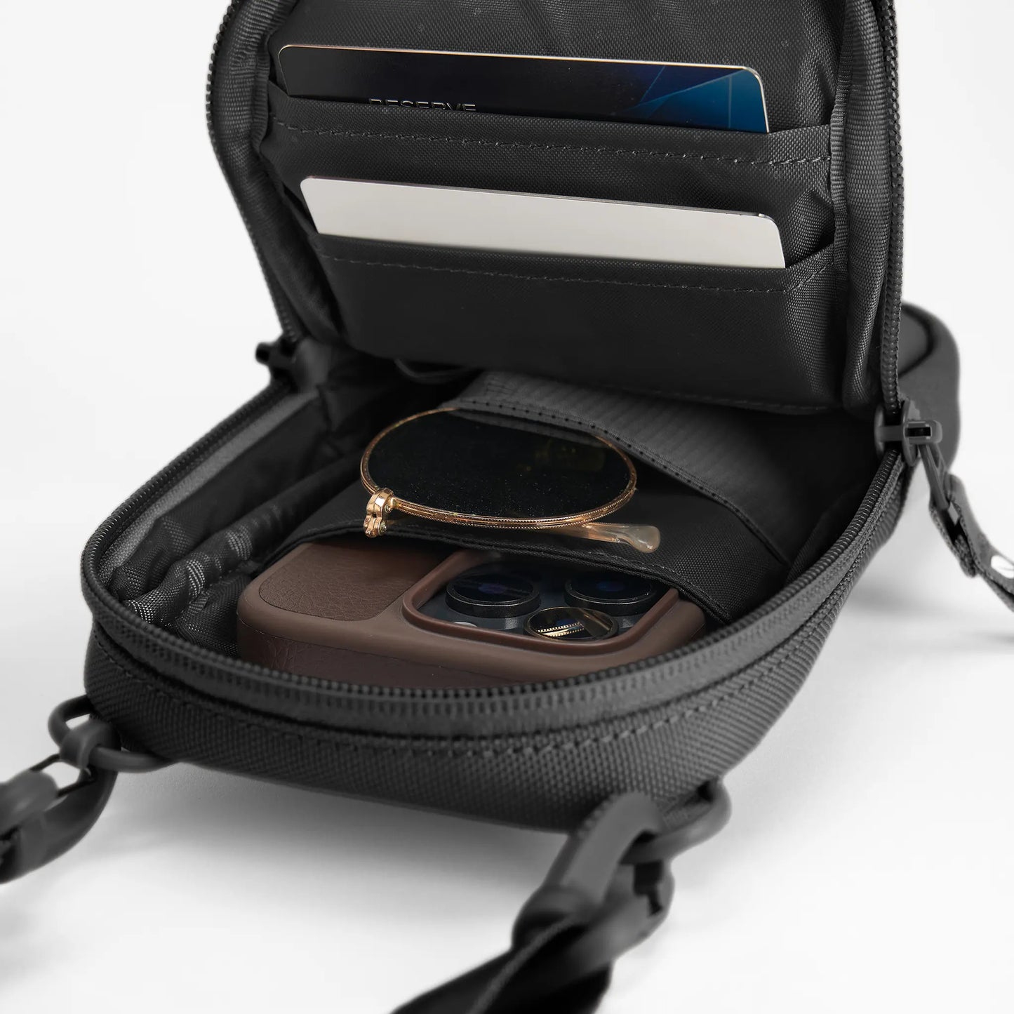 A.R.C. Small Crossbody Bag - Black -