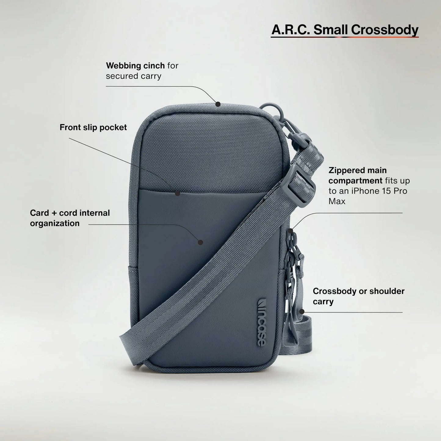 A.R.C. Small Crossbody Bag - Black -