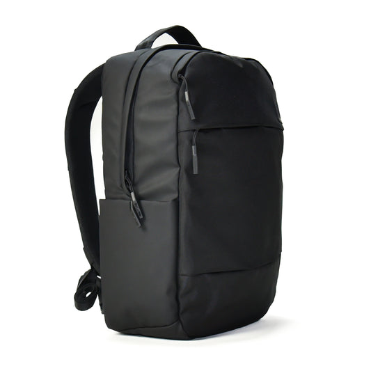 City Compact Backpack With 1,680D /19L -Black-