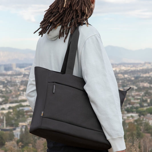 City Market Tote With CORDURA Nylon -Black-