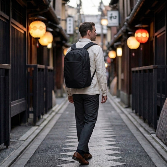 Grid Backpack 23L -Black-