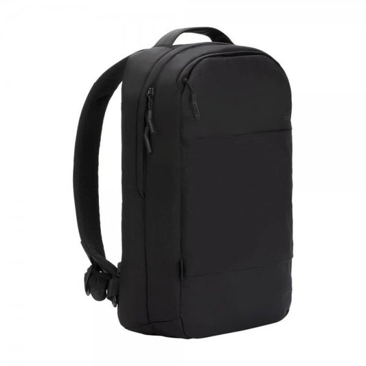 City Compact Backpack With CORDURA Nylon -Black-