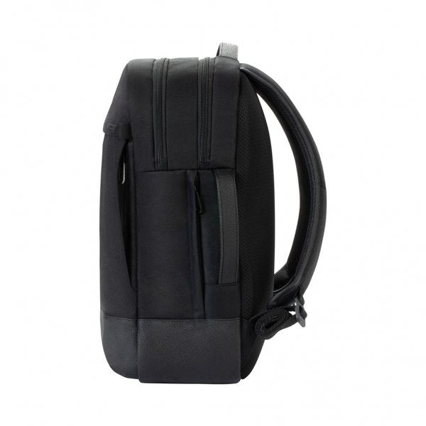 ツイル＆レザーバックパック(Twill & Leather Backpack) -黒(ブラック ...